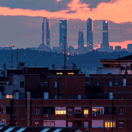 Imagen de Madrid sin la contaminación habitual. EFE/Fernando Villar