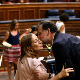 Ana Pastor y Mariano Rajoy.