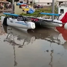 Varias ciudades costeras de Perú afectadas por la erupción volcánica en Tonga