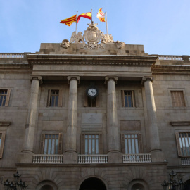 Façana de l'Ajuntament de Barcelona. / ACN