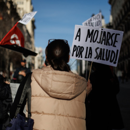 Imagen de archivo de una manifestación de los trabajadores de atención de emergencias desde la Puerta Del Sol hasta la Consejería de Sanidad, a 10 de marzo de 2023, en Madrid, (España).