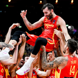 El capitán de la selección española de baloncesto, Rudy Fernández. EFE/EPA/Filip Singer.