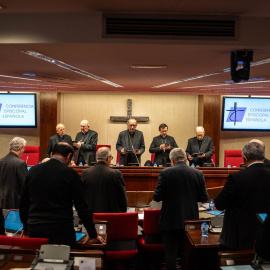 11/3/24 -Imagen de la 124ª Asamblea Plenaria de la Conferencia Episcopal Española, celebrada el pasado 4 de marzo de 2024, en Madrid.