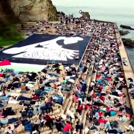 Así ha sido la multitudinaria manifestación en Donostia contra el genocidio de Israel contra Palestina