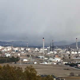 Vista general de la central petroquímica de Puertollano, a 27 de enero de 2023, en Puertollano, Ciudad Real, Castilla-La Mancha (España).