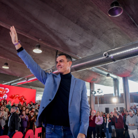 04/03/2023. Pedro Sánchez durante un acto que conmemora el Día Internacional de la Mujer, a 4 de marzo de 2023.