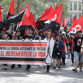 01/05/2023 - La manifestació de la CGT de Barcelona aquest 1 de maig.