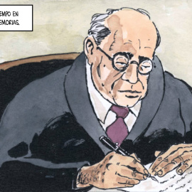 Manuel Azaña, en el cómic 'Plomo y gualda', de Juanarete y Manuel Granell.