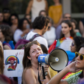 Manifestación del Orgullo LGTBI+ celebrada en Valencia en 2023.