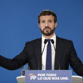 Pablo Casado en Barcelona. (EFE)