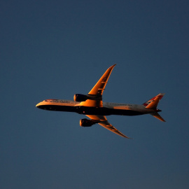 Un avión de British Airways (una de las aerolíneas del 'holding' IAG, del que forma parte también Iberia) volando sobre Londres. REUTERS/Toby Melville