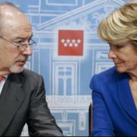 Rodrigo Rato y Esperanza Aguirre, en una foto de archivo. EFE