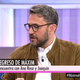 Mèxim Huerta durante su entrevista en 'El programa de Ana Rosa'. | Telecinco