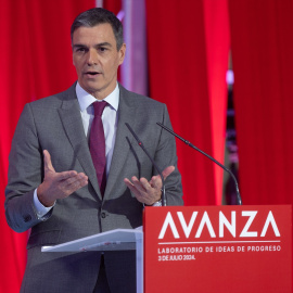 Pedro Sánchez, en el acto de presentación de la Fundación Avanza celebrado este miércoles en Madrid.