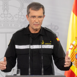 Javier Marcos, General Jefe de la UME ha comparecido hoy en Moncloa para para informar sobre los trabajos de rescate tras la DANA. "Paiporta es terrible, pero hay muchos Paiportas"