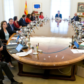 Reunió del primer Consell de Ministres del Govern de Pedro Sànchez, aquest dimecres 8 de juny. / La Moncloa.