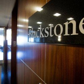 Oficina en Nueva York de la gestora de fondos Blackstone. AFP