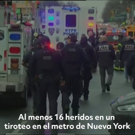 VÍDEO | Al menos 16 heridos en un tiroteo en el metro de Nueva York