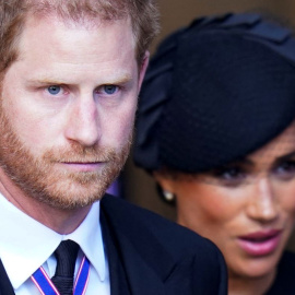 Harry y Meghan Markle en el Palacio de Westminster, en Londres, a 14 de septiembre de 2022.