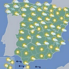 Previsión meteorológica del miércoles 28 de agosto. / AEMET