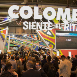 Stand de Colombia en Fitur 2019.