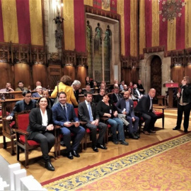 Acto del Ayuntamiento de Barcelona. EUROPA PRESS