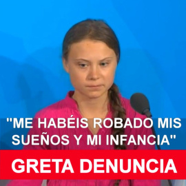 El sobrecogedor discurso de la joven activista Greta Thunberg en la ONU