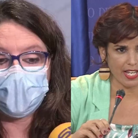 Las posturas de Mónica Oltra y Teresa Rodríguez sobre el acto con Yolanda Díaz