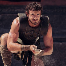 Paul Mescal en la película 'Gladiator II'. — Paramount Pictures.