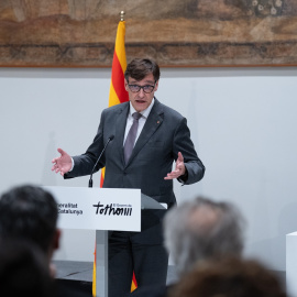 El presidente de la Generalitat de Cataluña, Salvador Illa, a 20 de enero de 2025.