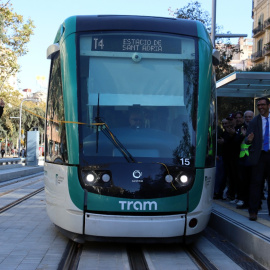 El tramvia de Barcelona en una imatge de novembre del 2024.