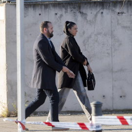 La futbolista Jenni Hermoso a su llegada a la Audiencia Nacional, a 3 de febrero de 2025, en San Fernando, Madrid.