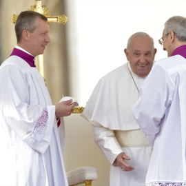 El papa Francisco, durante un evento en la Ciudad del Vaticano, a 20 de octubre de 2024.