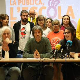 Impulsors de la Plataforma La Pública, l'Escola de Tothom