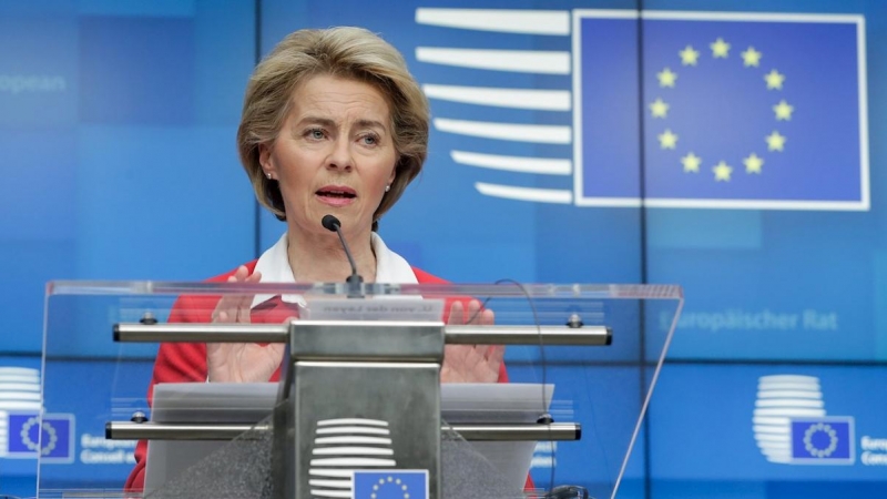 La presidenta de la Comisión Europea, Ursula Von der Leyen. - EFE