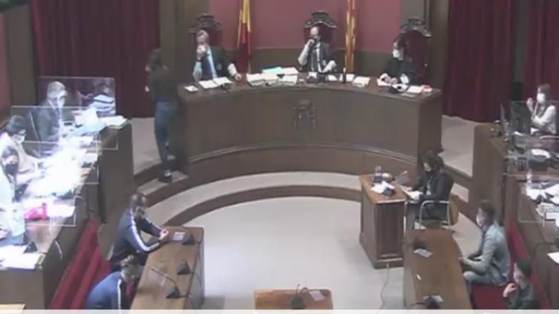 Imagen del juicio contra la manada de Sabadell