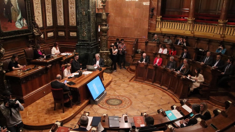 29/04/2022 - El ple de l'Ajuntament de Barcelona d'aquest divendres, 29 d'abril.