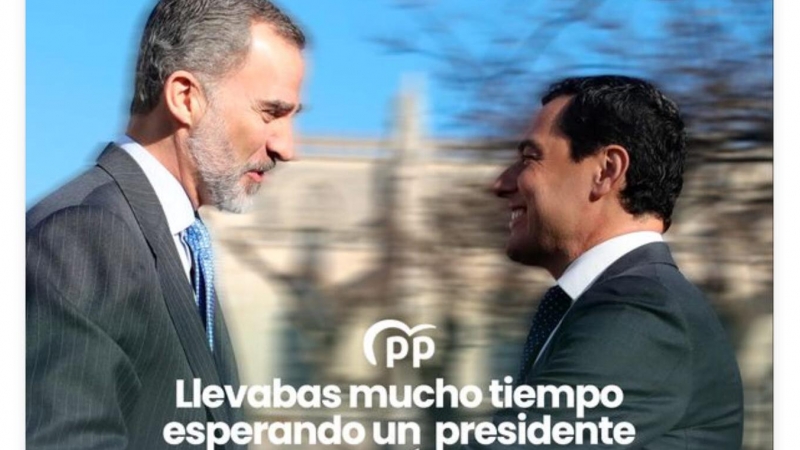 Imagen del anuncio del PP de Andalucía en Facebook.