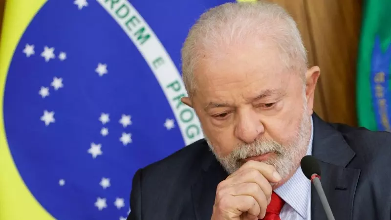 El presidente de Brasil, Luiz Inacio Lula da Silva, durante un desayuno con la prensa en el Palacio de Planalto, situado en la capital del país, el 12 de enero de 2023
