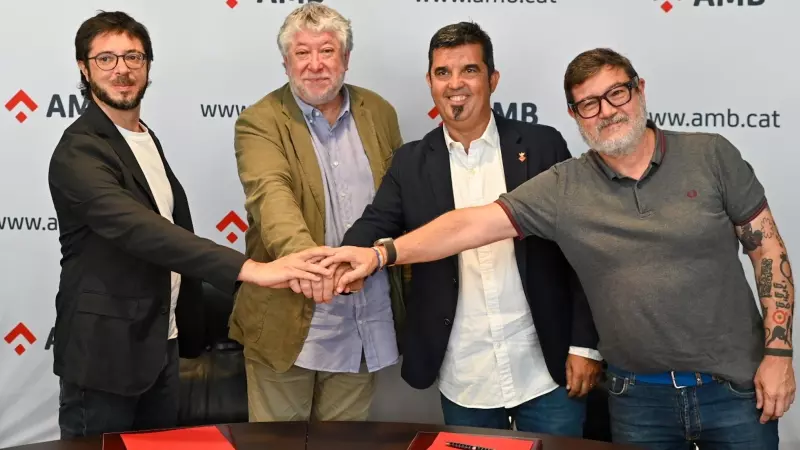 López Mayolas, Balmón, Sierra i Mijoler un cop signat l'acor de govern a l'AMB
