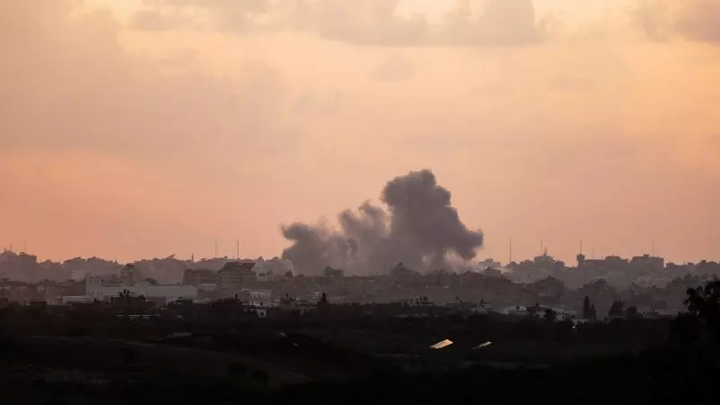 Bombardeo en Gaza