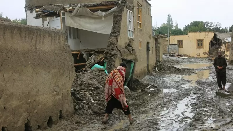 Foto de archivo de los estragos causados por las inundaciones en la provincia de Logar, en Afganistán, en 2022
