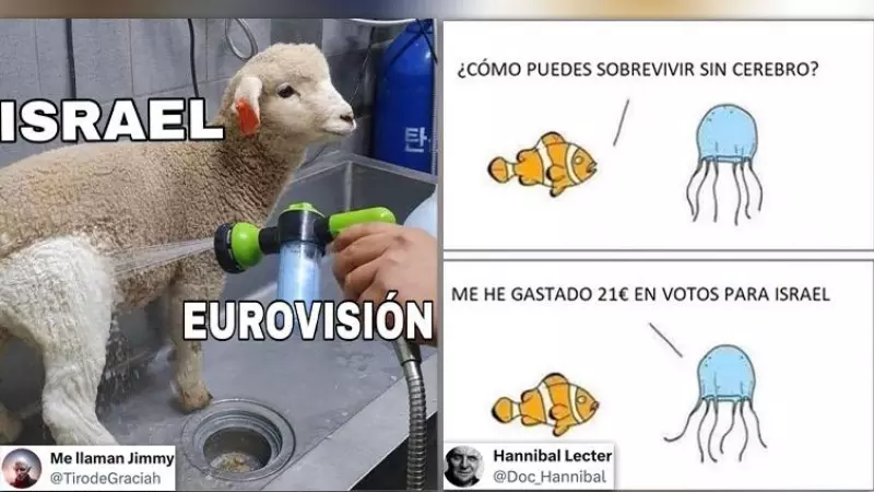 Los mejores memes sobre el blanqueamiento de Eurovisión a Israel (y el televoto facha)