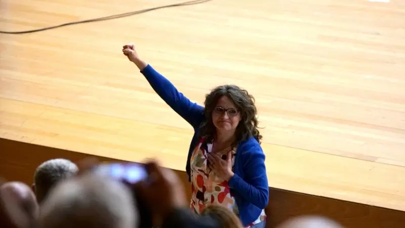 Mónica Oltra, a 11 de mayo de 2024, València