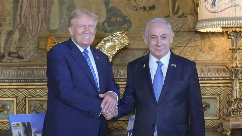 Donald Trump y Benjamin Netanyahu.