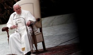 29/01/2019 - El Papa Francisco celebra la audiencia semanal en el Vaticano. REUTERS / Guglielmo Mangiapane