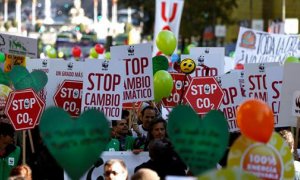 Manifestación contra el cambio climático.