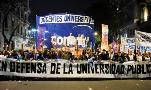 Marcha a favor de la universidad pública en Argentina. / Federacion Nacional de Docentes Universitarios (CONADU)