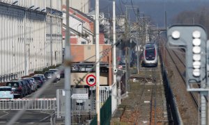 Un tren TGV de alta velocidad en la fábrica Alstom en Belfort, Francia. REUTERS / Vincent Kessler