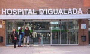 Entrada de l'Hospital d'Igualada. /EFE